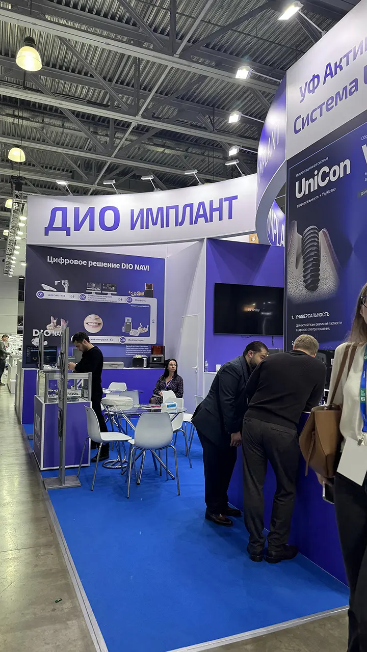 Dio implant company exhibition stand